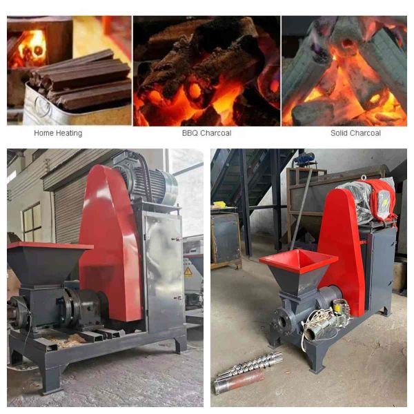 High Density Biomass Briquetting Machine Waste Sugarcane Small Biomass Briquette Machine