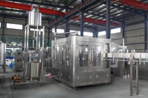 Soft Drink Can Filling And Sealing Machine , Juice Filling Line 12 Heads
