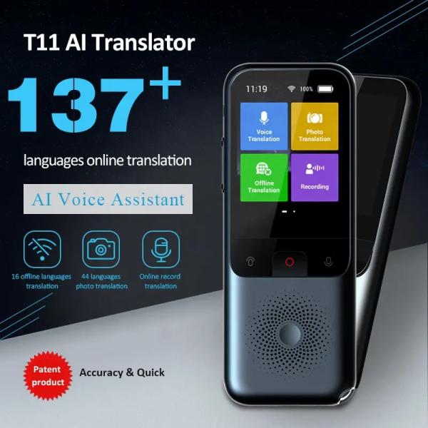 Quality Translator Machine 137 Languages WIFI T11 Portable Smart Voice Translator for sale