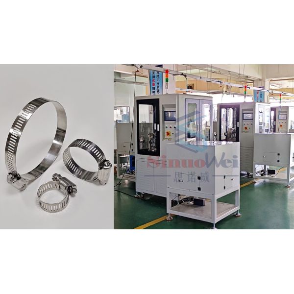 Efficiently Assemble Hose Clips Hose Clamp Assembly Machine