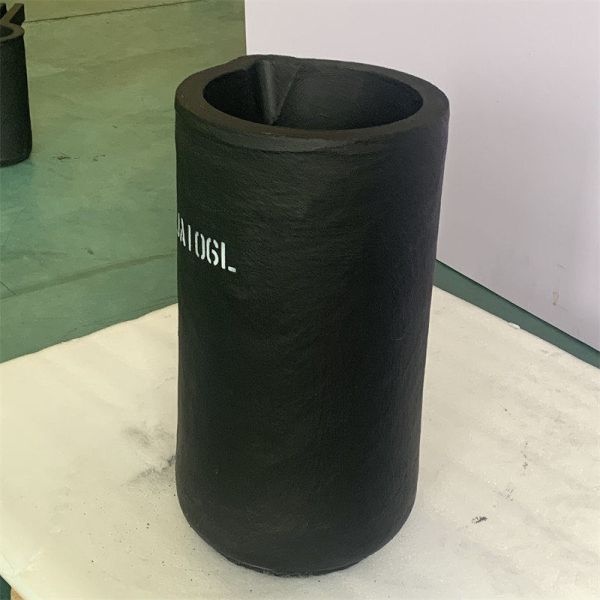 Silicon Carbide Graphite Silver Casting Crucible Black Smooth