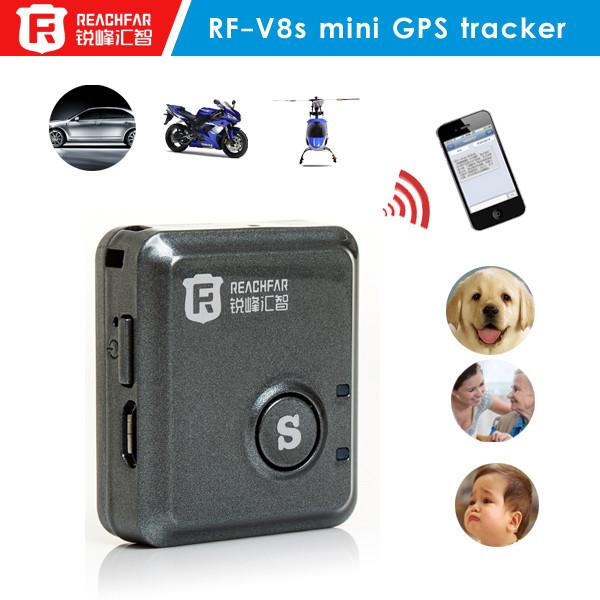 Quality Sos alarm smart portable accurate gps tracker vehicle tracking system rf-v8s for sale