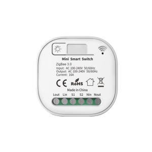 Wholesale Smart Home Automation Remote Light Switch 16A Breaker Module Tuya Smart Timer Wall Light Switch support voice control from china suppliers