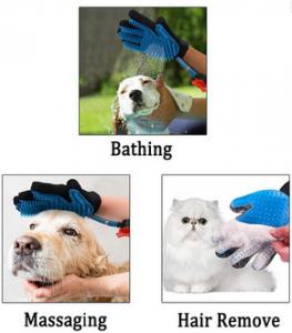 Wholesale Colorful Pet Grooming Gloves , Dog Bath Glove With Wash Tube Sets Custom Logo from china suppliers