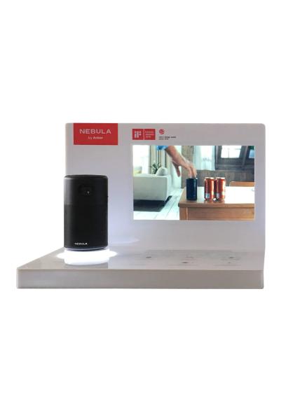 Quality Acrylic POP Electronic Display Stands Multipurpose Tabletop With Screen for sale