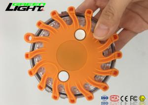 Multiple Colors Led Emergency Warning Lights 5 Watt With Magnetic Rechargeable