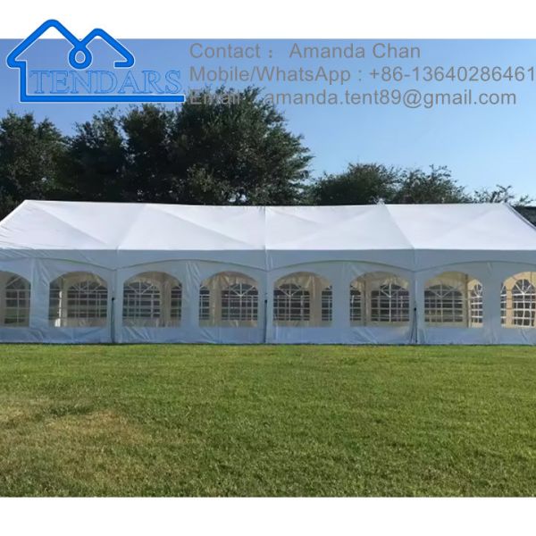 Four-Season White Large Capacity Aluminum Alloy Marquee Tent For Party Event Large Wedding