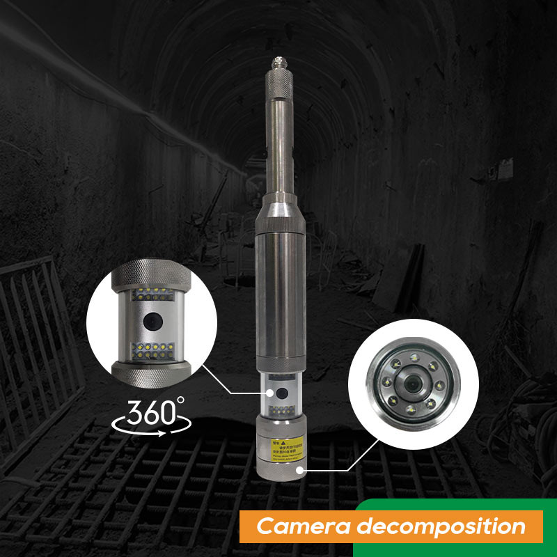 220v Borehole Inspection Camera Gray Color Electric Plate Type Self Winding Winch