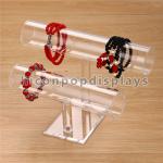 Acrylic Counter Display Racks Custom Size Watch Bracelet Display Stand For Shops