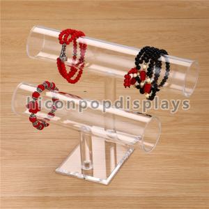 Acrylic Counter Display Racks Custom Size Watch Bracelet Display Stand For Shops