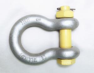 Wholesale 1 Inch WLL 8.5 Tonne Alloy Steel Safety Pin Shackle from china suppliers