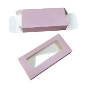 Foldable Custom Printed Boxes Modern Design With Transparent Window