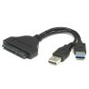 Buy cheap USB 3.0 Male To SATA Female Adapter With USB2.0 Power Supply Cable For Hard Disk from wholesalers