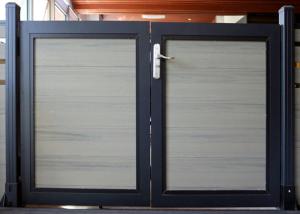 Wholesale Custom WPC Gate Panel Cladding Weather Resistant 30 Pounds Weight from china suppliers