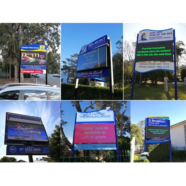 Front Service P3 Led Video Screen Module 6500cd/sqm For Outdoor Advertising