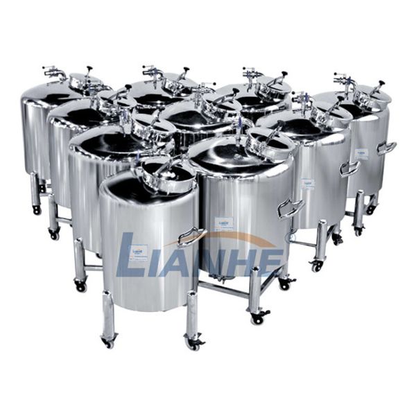 Antirust SUS316L Stainless Steel Storage Tank Leakproof For Lotion Mixing
