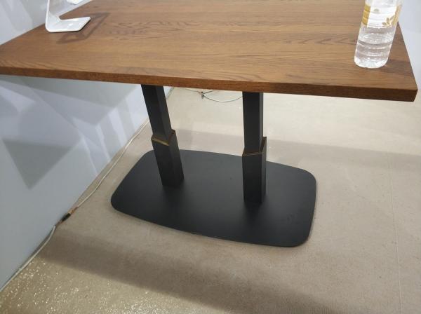 Quality Square / Rectangle Counter Height Table Base Sandy Texture Bar Table legs For Restaurant for sale