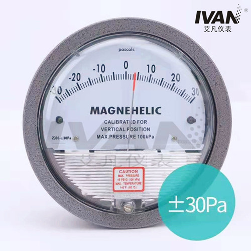 4" Dial Size Differential Pressure Meter for Measuring Pressure Differences up to 1.5kpa