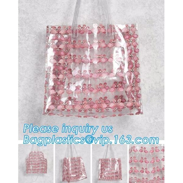 Summer Beach Bag Pvc Clear Transparent Purse Knitting Small Shoulder Bags Designer Jelly Bag, Handbag Fashion Shoulder B
