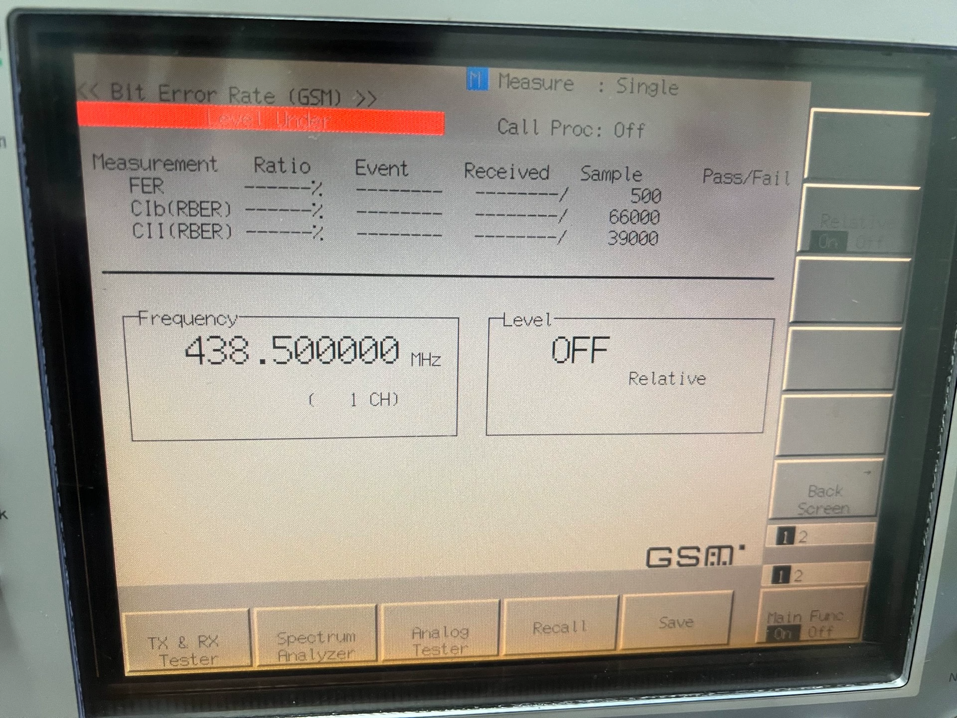 Anritsu MT8801B 300 kHz–3 GHz Radio Communication Analyzer Optional 10 MHz–3 GHz Spectrum Analyzer
