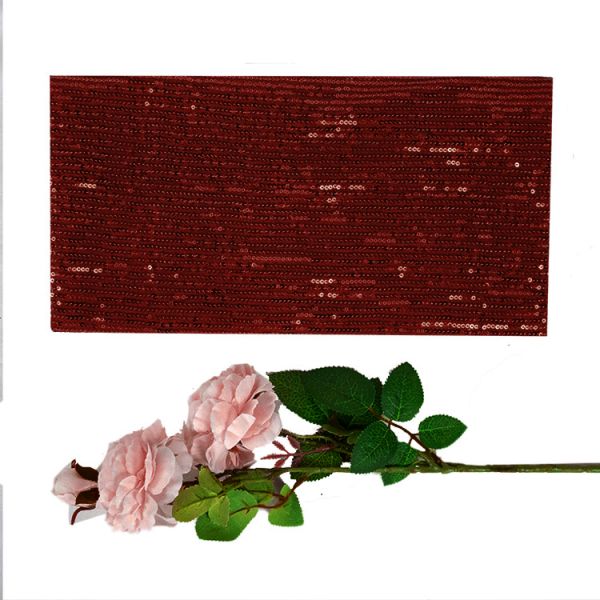 New Design 3mm Polyester Yarn Fabric Vertical Sequins Fabric Stage Party Wedding Decorative Sequin Fabrics