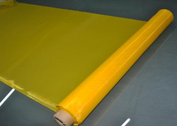 Quality Yellow 62in 47T Polyester Screen Printing Mesh for Textile for sale