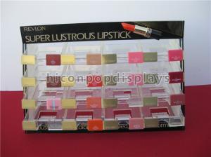 China Acrylic Cosmetic Display Stand Custom Colorful Lip Balm Display Stand Tabletop on sale