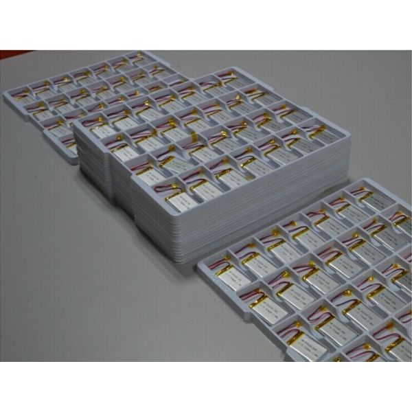 Silver Rechargeable Lithium Polymer Battery 103040 1200mAh 3.7V With UN38.3 and IEC62133