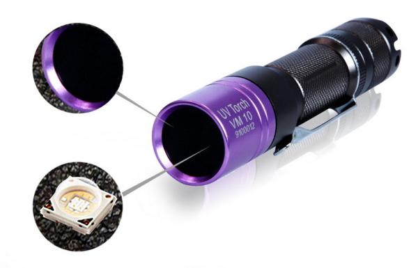 Portable Ultraviolet UV Lamp for Fluorescence Penetrant Testing and Leak
