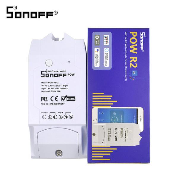 Quality Smart Pow R2 16a 3500w Wifi Switch Controller Real Time Power Consumption Monitor Measurement for sale