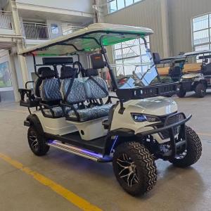 China 4+2 Seat Off-Road Hunting Golf Cart 5Kw Motor Large Capacity Lithium Battery on sale