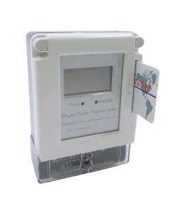 China 60HZ Single Phase Electric Meter , IP54 Prepaid Smart Electric Meter on sale