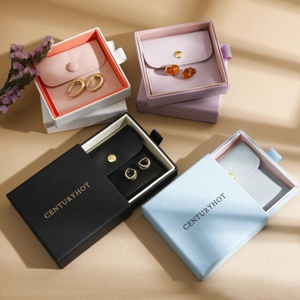 Luxury Jewelry Box Packaging Custom Logo Personalized Jewelry Gift Boxes Elegant & High-End Jewelry Packaging Box for Women