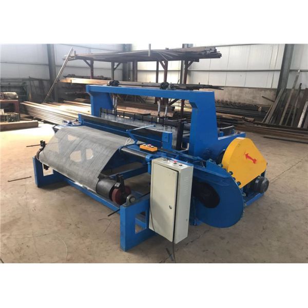 6mm-12mm Crimped Wire Mesh Weaving Machine High Speed Running Smoothly