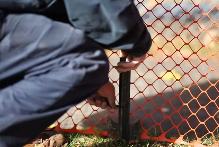 Protection Plastic Fencing Netting Color Warning Plastic Net 100% PE