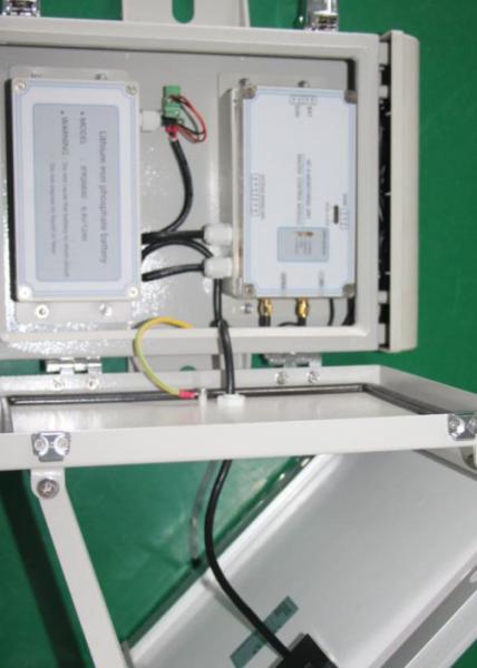 Connecting Earth Fault Indicator For Overhead Line Red Flag Moving Times No