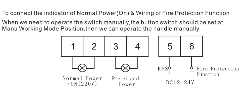 New Type 63A 2P/3P/4P Dual/Double Power Automatic Transfer Switch