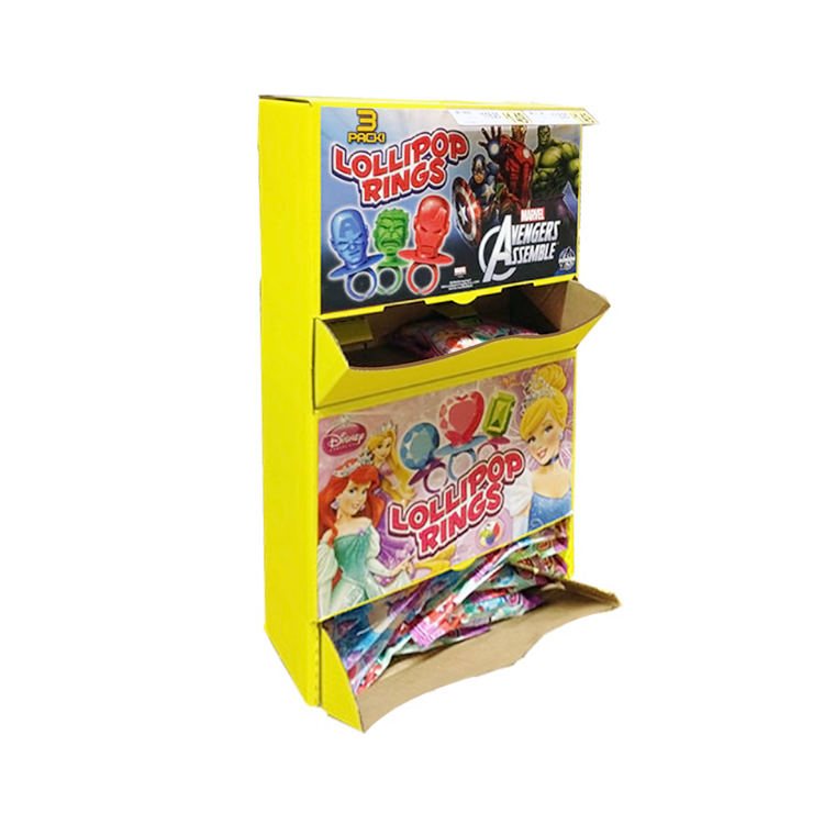 Versatile Corrugated CMYK Color Countertop Point Of Sale Display