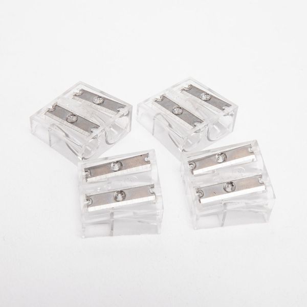 Basic Plastic Child Safe Pencil Sharpener 8mm Hole