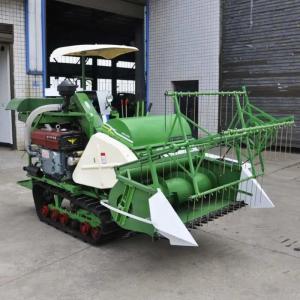 Wholesale Full Feed Farm Combine Harvester Wheat Rice Mini Grain Harvester from china suppliers