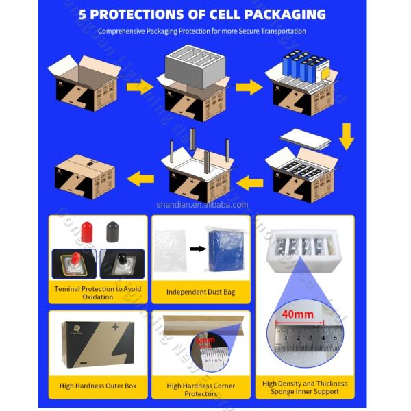 3.2V 230Ah Lithium Iron Phosphate Battery 6000 Times For Home