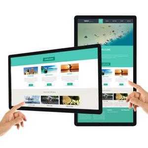 Wholesale 21.5inch wall mounted digital lcd android capacitive touch screen smart class display board for schools kiosk i from china suppliers