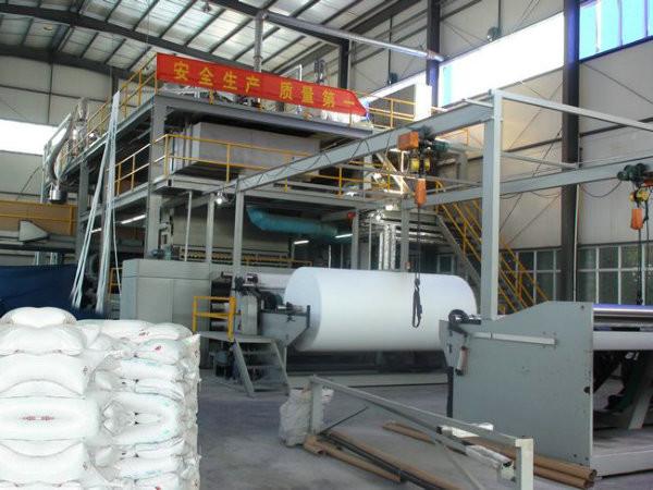 Quality High Efficiency Non Woven Fabric Making Machine With SIEMENS PLC Control System for sale