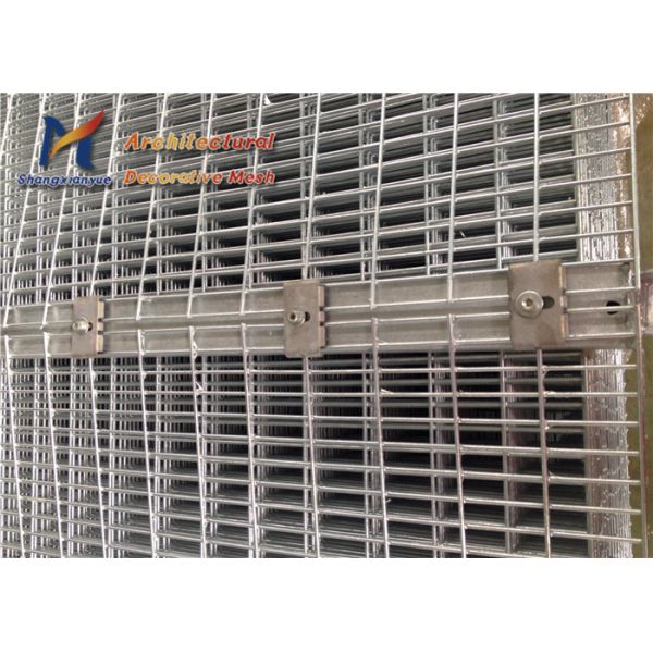PVC Coated Metal Wire Mesh Fence 76.2mm 12.7mm 358 High Security Fence