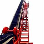 High Incline Angles Scraper Conveyor System For Bulk Material Conveying