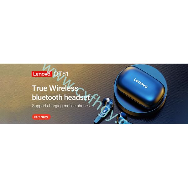 Cxfhgy Lenovo Earphone Bluetooth5.0 Wireless Headset Magnetic Neckband Earphones IPX5 Waterproof Sport Earbud with Noise