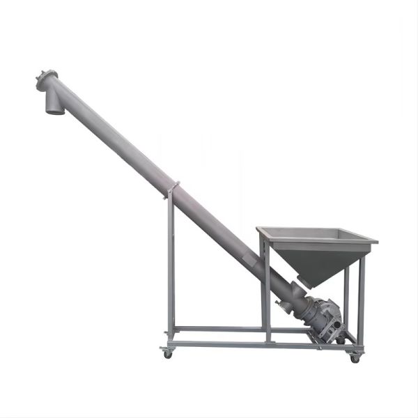 Custom Stainless Steel Screw Auger Conveyor Spiral Powder Feeder Machine Conveying System