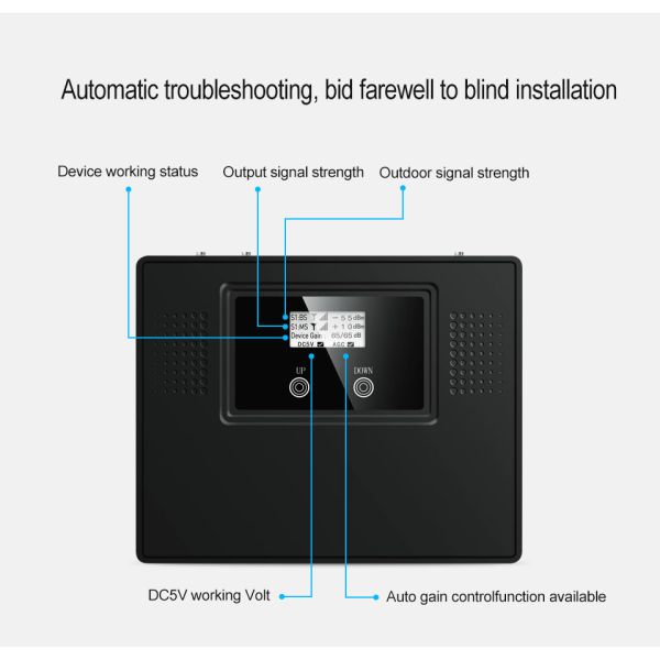 ATNJ New Upgrade Cell Signal Amplifier , 2g 3g 4g LTE Mobile Phone Signal Detector