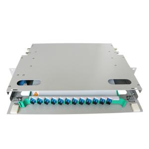 China 19'' Rack Mounted 96 Port ODF Optical Distribution Frame on sale