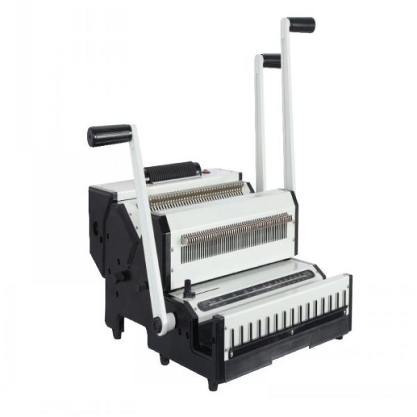 Quality Double Loop Wire And Plastic Spiral Coil Punching Binding Machine for sale